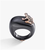 Anello Dada Arrigoni Donna Happy Frog in Argento Diamante Brown DHF07ANANRNDW